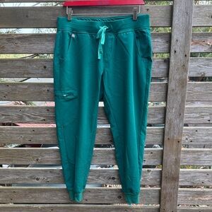 Figs Green Jogger Scrub Pants